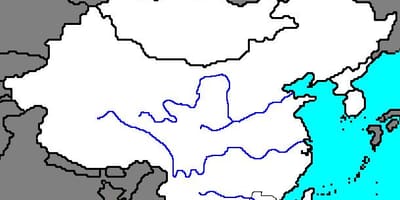 Blanke kort over det gamle Kina
