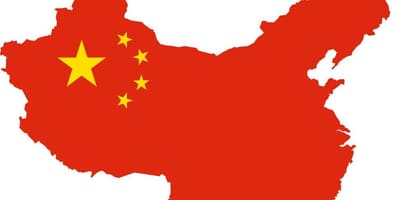 Kina kort flag
