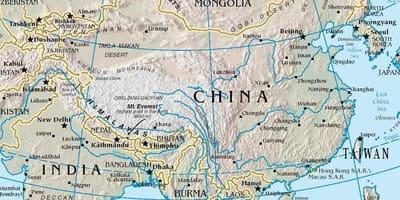 River kort Kina