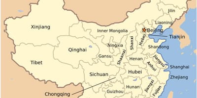 Kort app, Kina