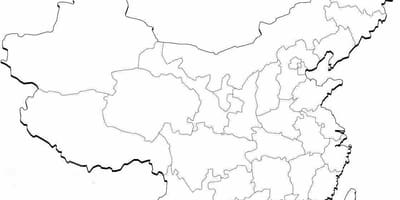 Kort over Kina quiz