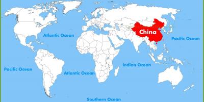 Verden kort over Kina